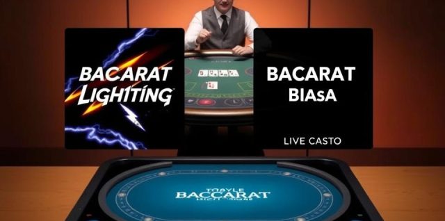 Perbandingan Baccarat Lightning vs Baccarat Live